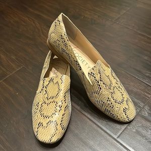 Sole Society Takina animal print loafers